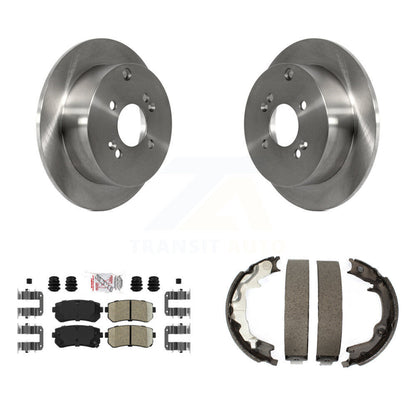 Kit de chaussures de stationnement avec plaquettes en céramique, Rotors à disque arrière, pour Hyundai Accent Kia Rio5 Rio