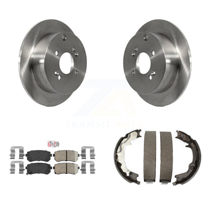 Kit de chaussures de stationnement avec plaquettes en céramique, Rotors à disque arrière, pour Hyundai Accent Kia Rio5 Rio