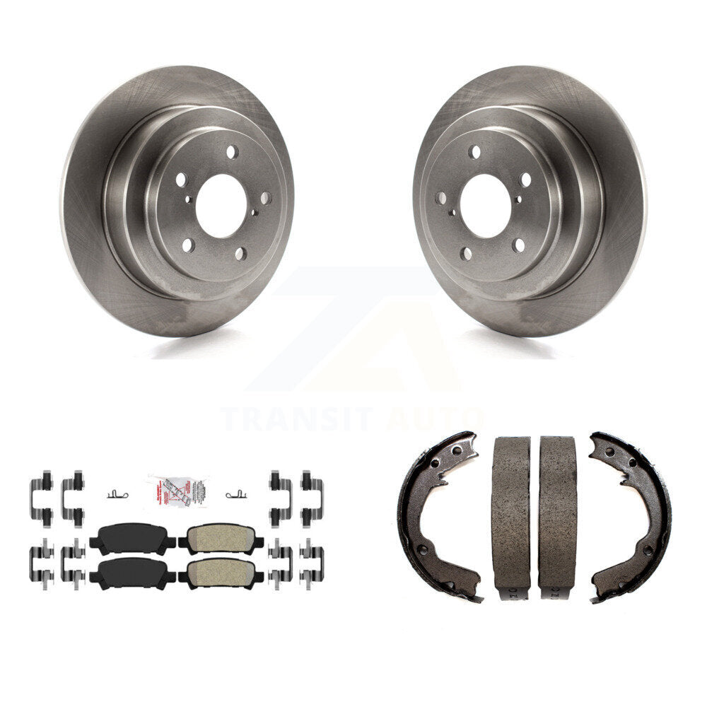 Kit de patins de frein de stationnement, Rotors à disque arrière, plaquettes semi-métalliques, pour Subaru Forester