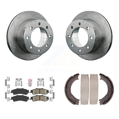 Kit de plaquettes en céramique et de patins de frein de stationnement, Rotors à disque arrière, pour GMC Sierra 350 2001