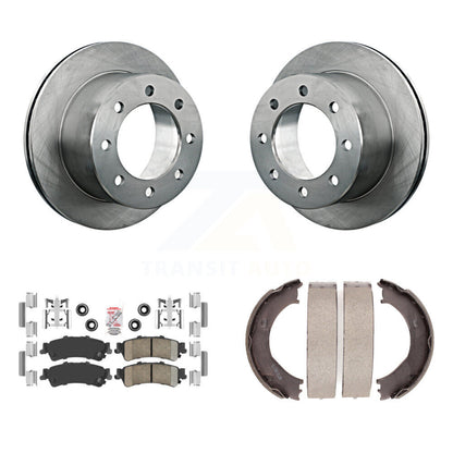 Kit de plaquettes en céramique et de patins de frein de stationnement, Rotors à disque arrière, pour GMC Sierra 350 2001