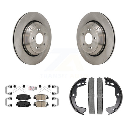 Kit de plaquettes en céramique et de chaussures de stationnement pour disques arrière, Rotors, pour Genesis G80 3.3 de 2018 à 2020