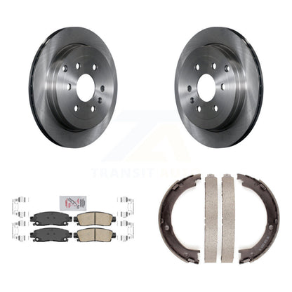 Kit de plaquettes en céramique et de chaussures de stationnement pour Rotors à disque arrière, pour GMC Acadia Buick Enclav
