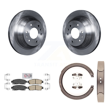 Kit de chaussures de stationnement avec plaquettes en céramique, Rotors à disque arrière, pour Chevrolet GMC Trailblazer X