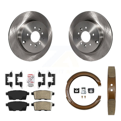 Kit de plaquettes en céramique et de freins de stationnement, Rotors à disque arrière, pour Mazda CX-2007 – 2012