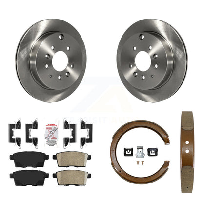 Kit de chaussures de stationnement avec plaquettes en céramique, Rotors à disque arrière, pour Ford Edge Mazda CX-7 Lincol