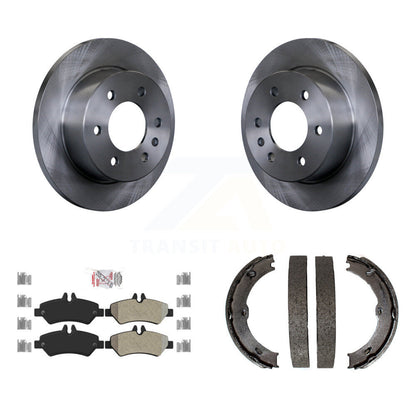 Kit de plaquettes semi-métalliques et de chaussures de stationnement pour rotors de disque arrière, pour Sprinter 2500 Dodge