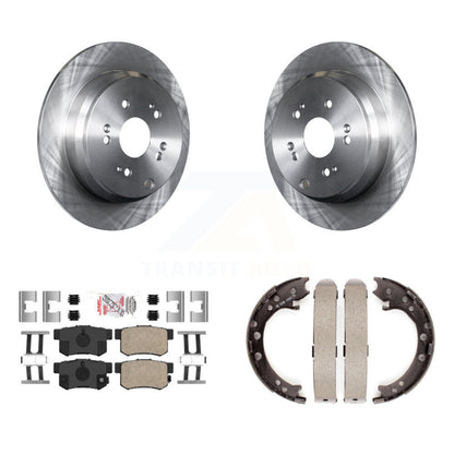 Kit de plaquettes en céramique et de patins de frein de stationnement, Rotors à disque arrière pour Acura RDX