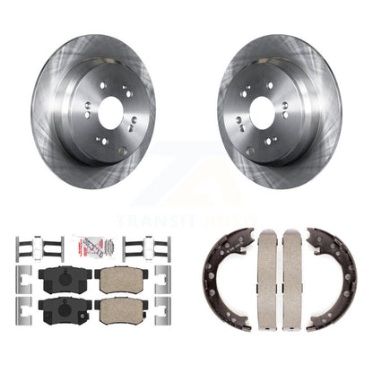 Kit de plaquettes en céramique et de patins de frein de stationnement, Rotors à disque arrière pour Acura RDX