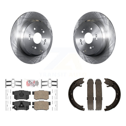 Kit de plaquettes en céramique et de freins de stationnement, Rotors à disque arrière, pour Honda CR-2005 – 2006