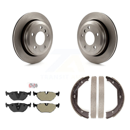 Kit de plaquettes semi-métalliques et de chaussures de stationnement pour rotors de disque arrière, pour BMW 325xi 2001 – 2005