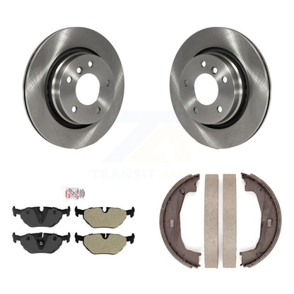 Kit de plaquettes semi-métalliques et de chaussures de stationnement, Rotors à disque arrière, pour BMW 325i 325Ci 323C