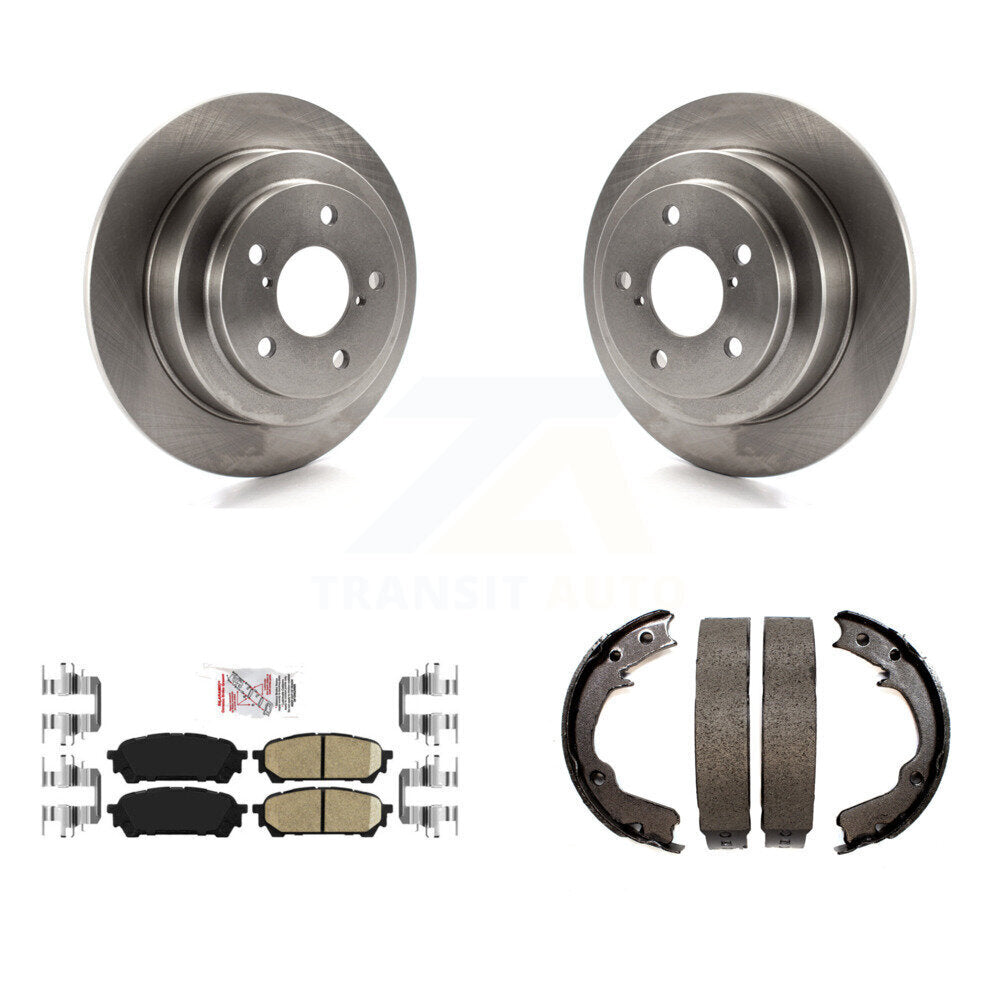 Kit de chaussures de stationnement avec plaquettes en céramique, Rotors à disque arrière, pour Subaru Impreza Forester Saa