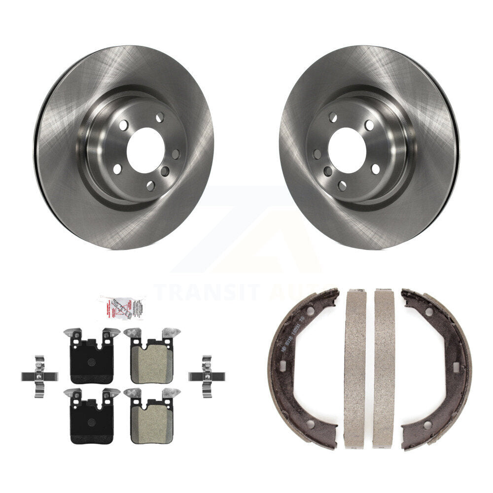 Kit de plaquettes semi-métalliques et de chaussures de stationnement pour disques arrière, pour BMW 328i 320i xDriv