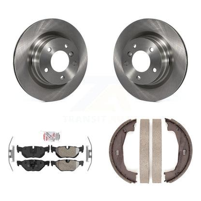 Kit de plaquettes semi-métalliques et de chaussures de stationnement, Rotors à disque arrière, pour BMW 323i 328i 325