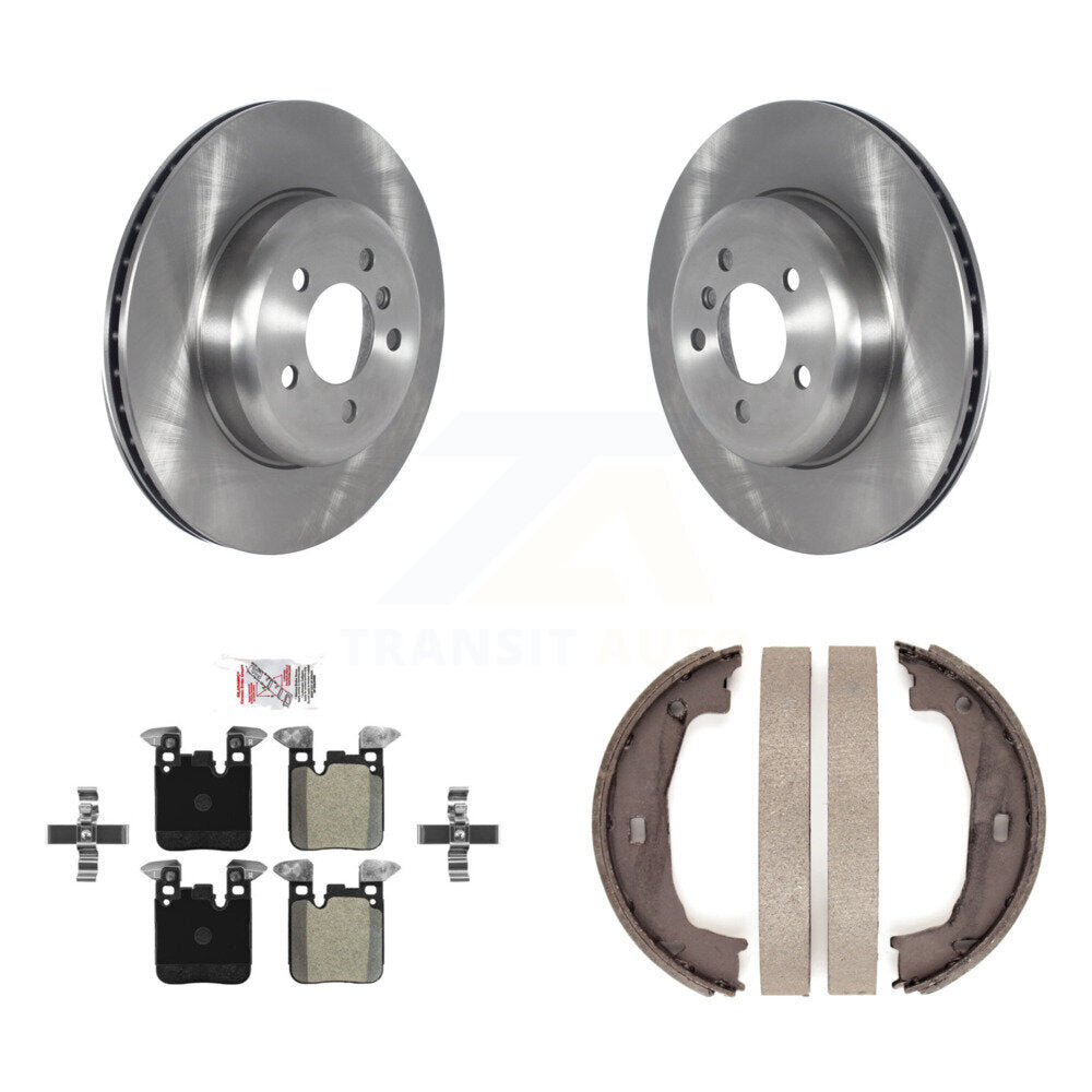 Kit de plaquettes semi-métalliques et de chaussures de stationnement pour disques arrière, pour BMW 428i xDrive 328