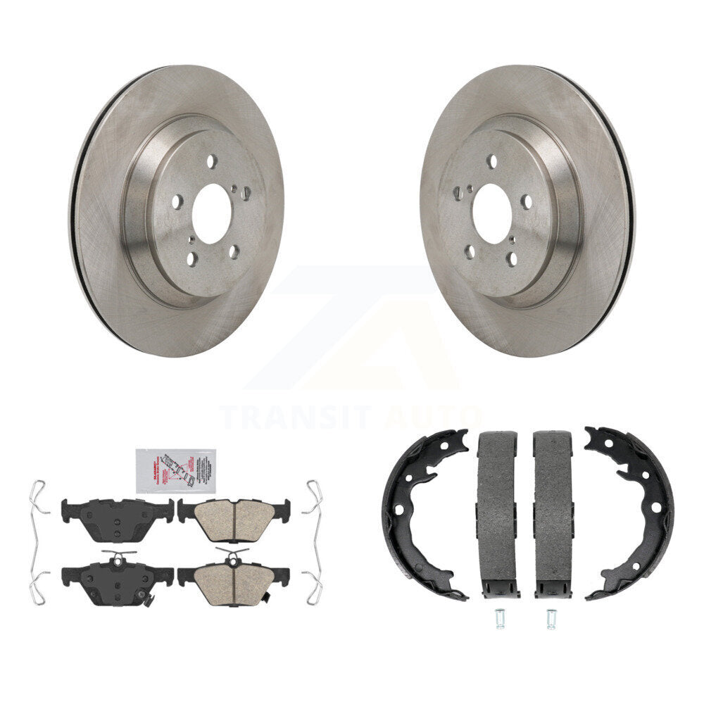 Kit de plaquettes en céramique et de freins de stationnement, Rotors à disque arrière, pour Subaru Crosstrek