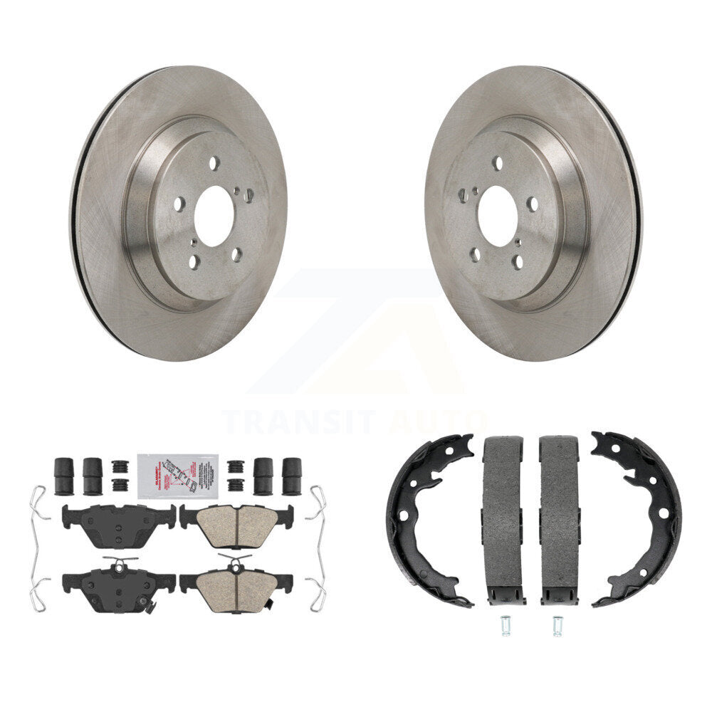 Kit de plaquettes en céramique et de freins de stationnement, Rotors à disque arrière, pour Subaru Crosstrek