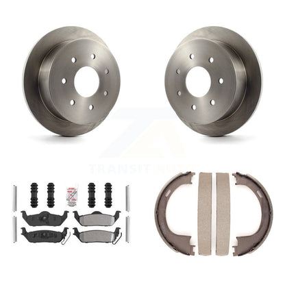Kit de plaquettes semi-métalliques et de patins de frein de stationnement pour rotors de disque arrière, pour Ford F-150