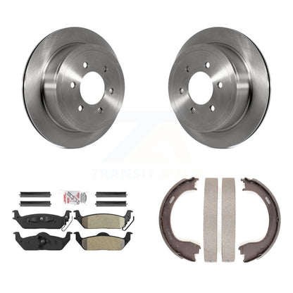 Kit de plaquettes semi-métalliques et de patins de frein de stationnement pour rotors de disque arrière, pour Ford F-150