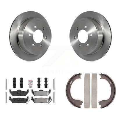 Kit de plaquettes semi-métalliques et de patins de frein de stationnement pour rotors de disque arrière, pour Ford F-150