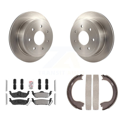 Kit de plaquettes semi-métalliques et de patins de frein de stationnement pour rotors de disque arrière, pour Ford F-150