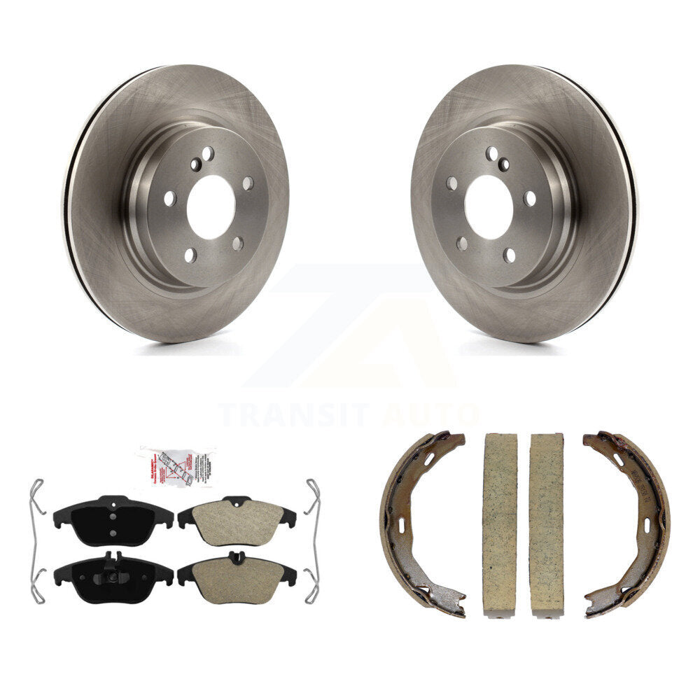 Kit de plaquettes semi-métalliques et de chaussures de stationnement pour disques arrière, pour Mercedes-Benz C30