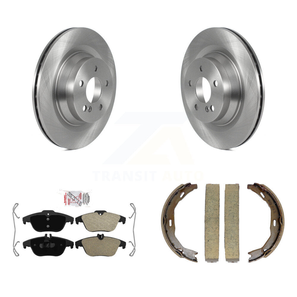 Kit de plaquettes semi-métalliques et de chaussures de stationnement pour disques arrière, pour Mercedes-Benz E55