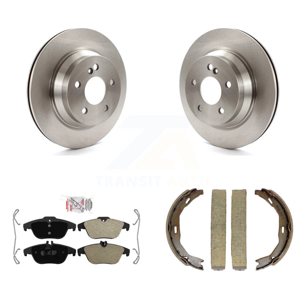 Kit de plaquettes semi-métalliques et de chaussures de stationnement pour disques arrière, pour Mercedes-Benz E35