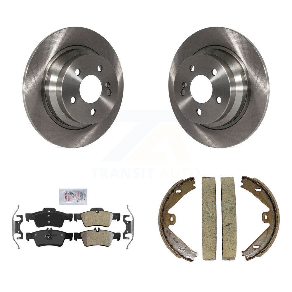 Kit de plaquettes semi-métalliques et de chaussures de stationnement pour disques arrière, pour Mercedes-Benz E25