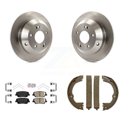 Kit de plaquettes en céramique et de chaussures de stationnement, Rotors à disque arrière, pour Hyundai Santa Fe Sport Ki
