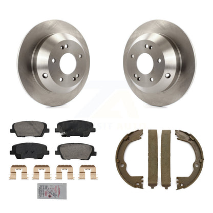 Kit de plaquettes en céramique et de chaussures de stationnement, Rotors à disque arrière, pour Hyundai Santa Fe Sport Ki