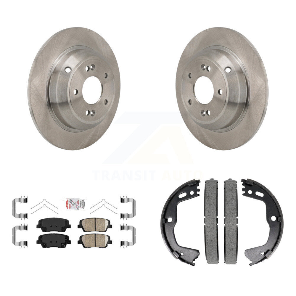 Kit de plaquettes en céramique et de chaussures de stationnement pour Rotors à disque arrière, pour Kia Stinger Genesis G70