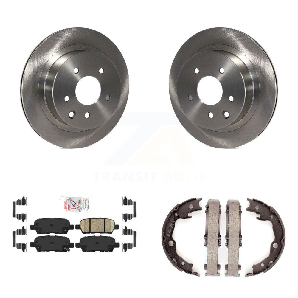 Kit de plaquettes en céramique et de freins de stationnement, Rotors à disque arrière, pour Nissan LEAF Juke