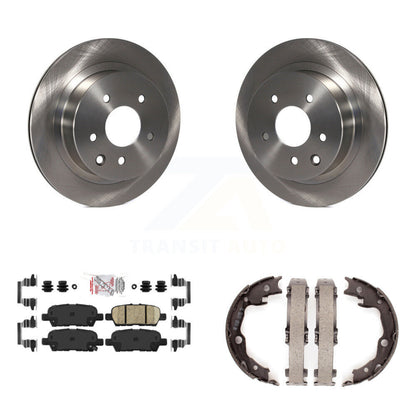 Kit de plaquettes en céramique et de freins de stationnement, Rotors à disque arrière, pour Nissan LEAF Juke
