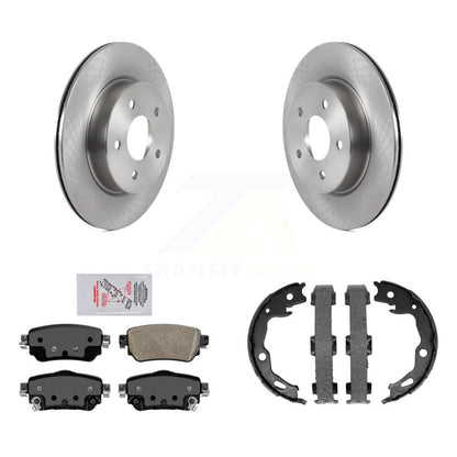 Kit de plaquettes en céramique et de chaussures de stationnement, Rotors à disque arrière, pour Nissan Rogue Sport Qashqa