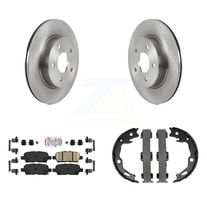 Kit de plaquettes en céramique et de chaussures de stationnement, Rotors à disque arrière, pour Nissan Qashqai Rogue Spor