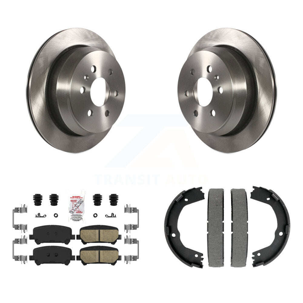 Kit de chaussures de frein de stationnement, Rotors à disque arrière, plaquettes en céramique, pour Chevrolet Colorado GM