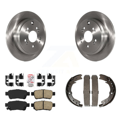 Kit de plaquettes en céramique et de chaussures de stationnement pour disques arrière, Rotors, pour Honda Odyssey 2005 – 2010