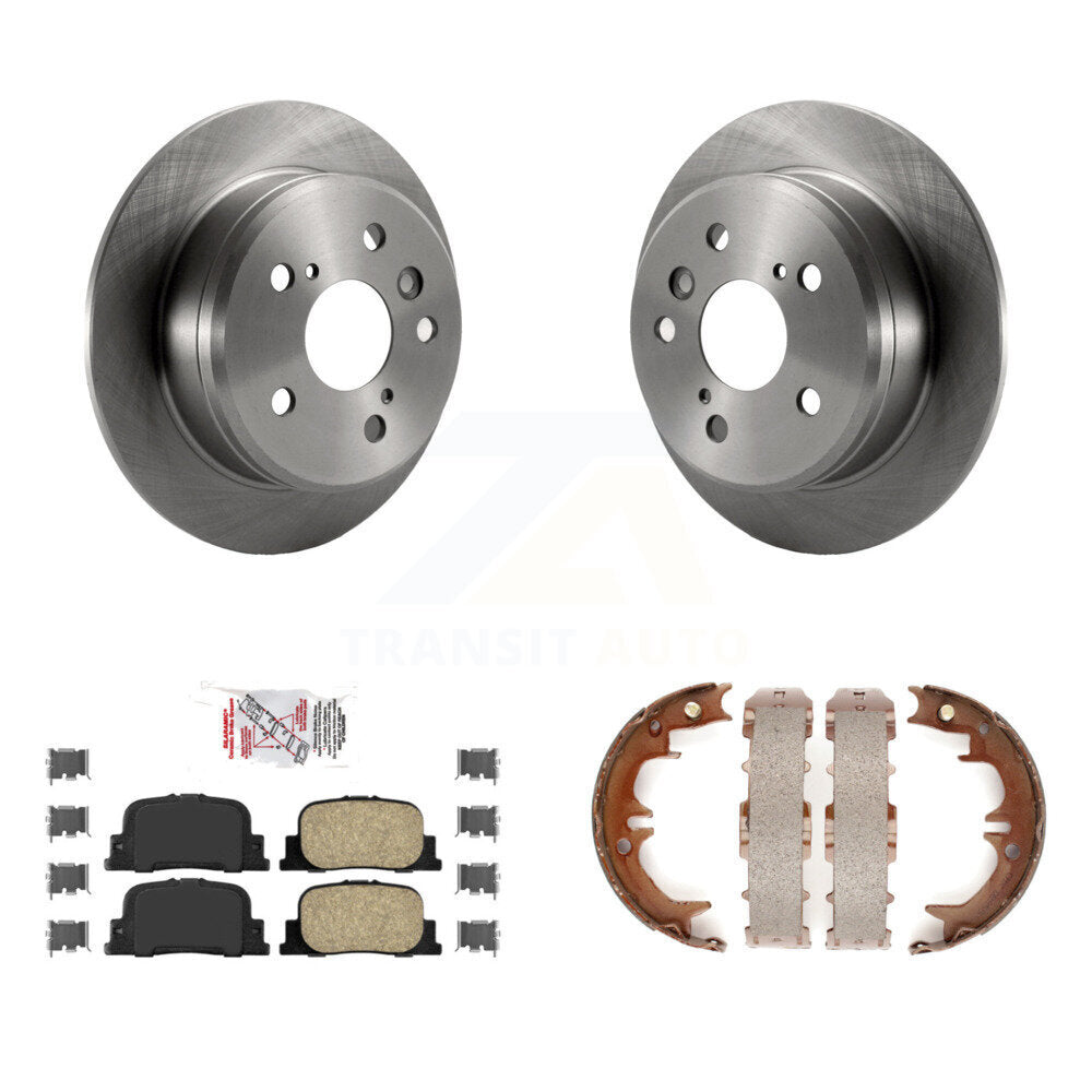 Kit de plaquettes en céramique et de chaussures de stationnement, Rotors à disque arrière, pour Toyota Camry Lexus ES30
