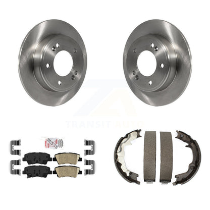 Kit de plaquettes en céramique et de freins de stationnement, Rotors à disque arrière, pour Kia Forte Koup 2014
