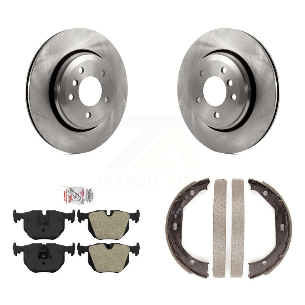 Kit de plaquettes semi-métalliques et de chaussures de stationnement pour disques arrière, pour BMW 330Ci 330i 330x