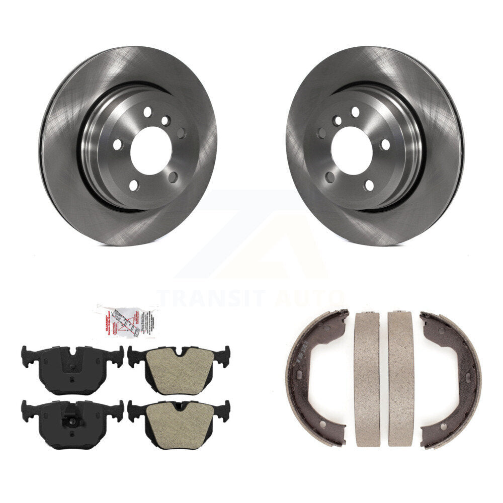 Kit de patins de frein de stationnement, Rotors à disque arrière, plaquettes semi-métalliques, pour BMW X2 2004 – 2010