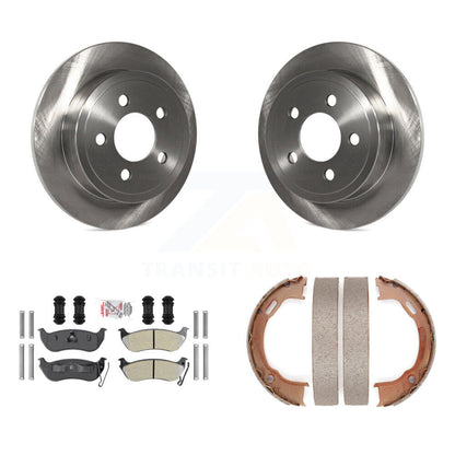Kit de chaussures de stationnement à plaquettes semi-métalliques, Rotors à disque arrière, pour Jeep Liberty Wrangler