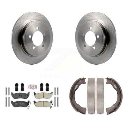 Kit de plaquettes semi-métalliques et de chaussures de stationnement pour disques arrière, pour Ford Explorer Sport