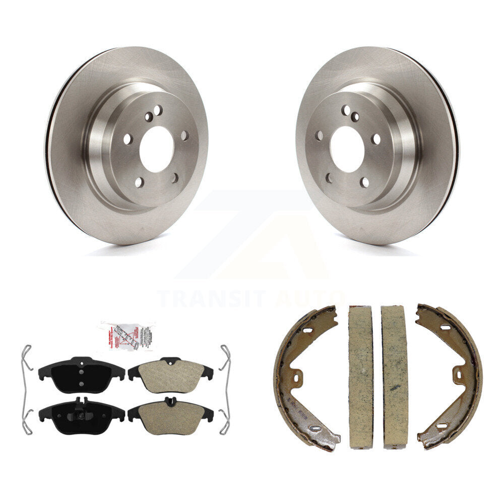 Kit de plaquettes semi-métalliques et de chaussures de stationnement pour disques arrière, pour Mercedes-Benz GLK35