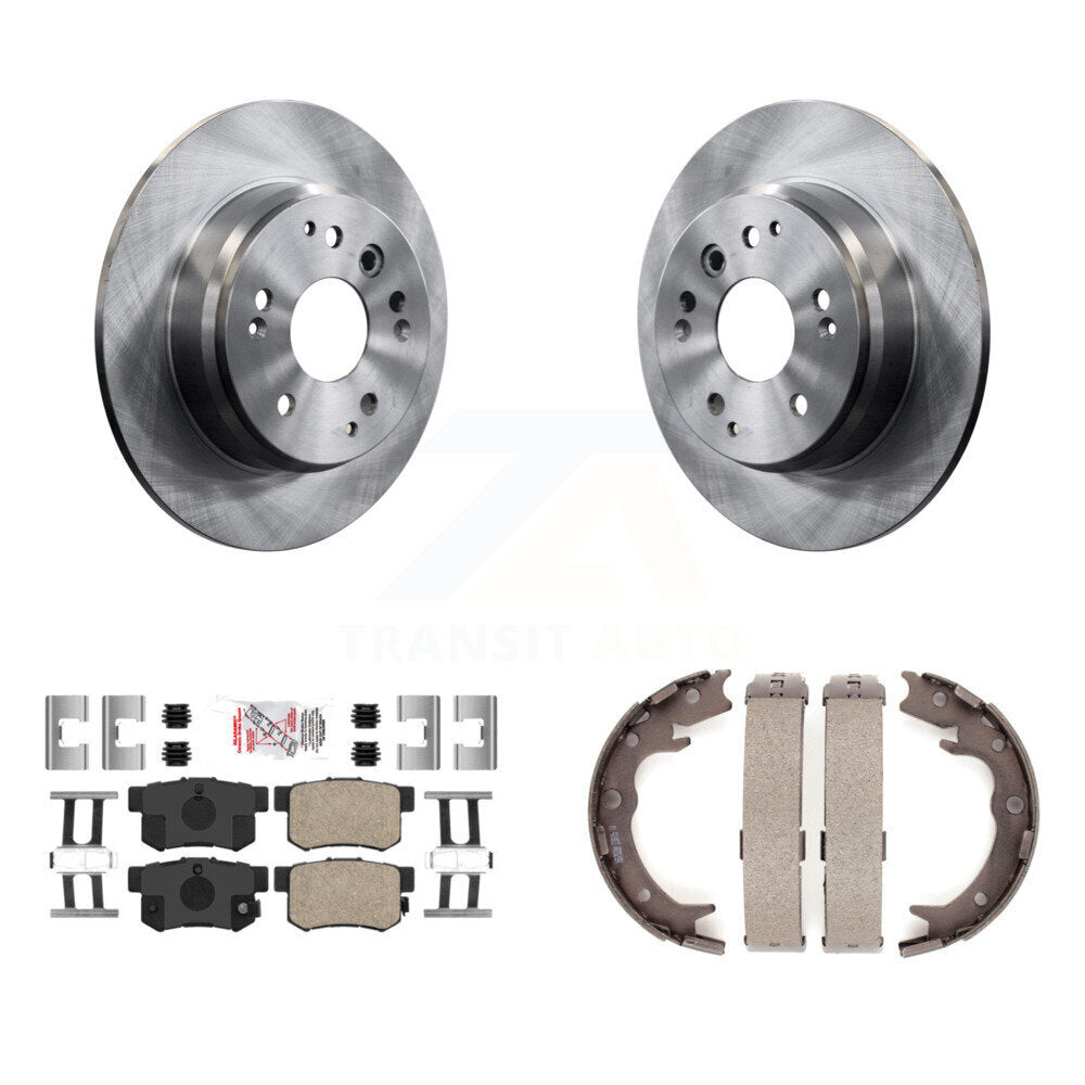 Kit de chaussures de frein de stationnement, Rotors à disque arrière, plaquettes en céramique, pour Acura TL Honda Elemen