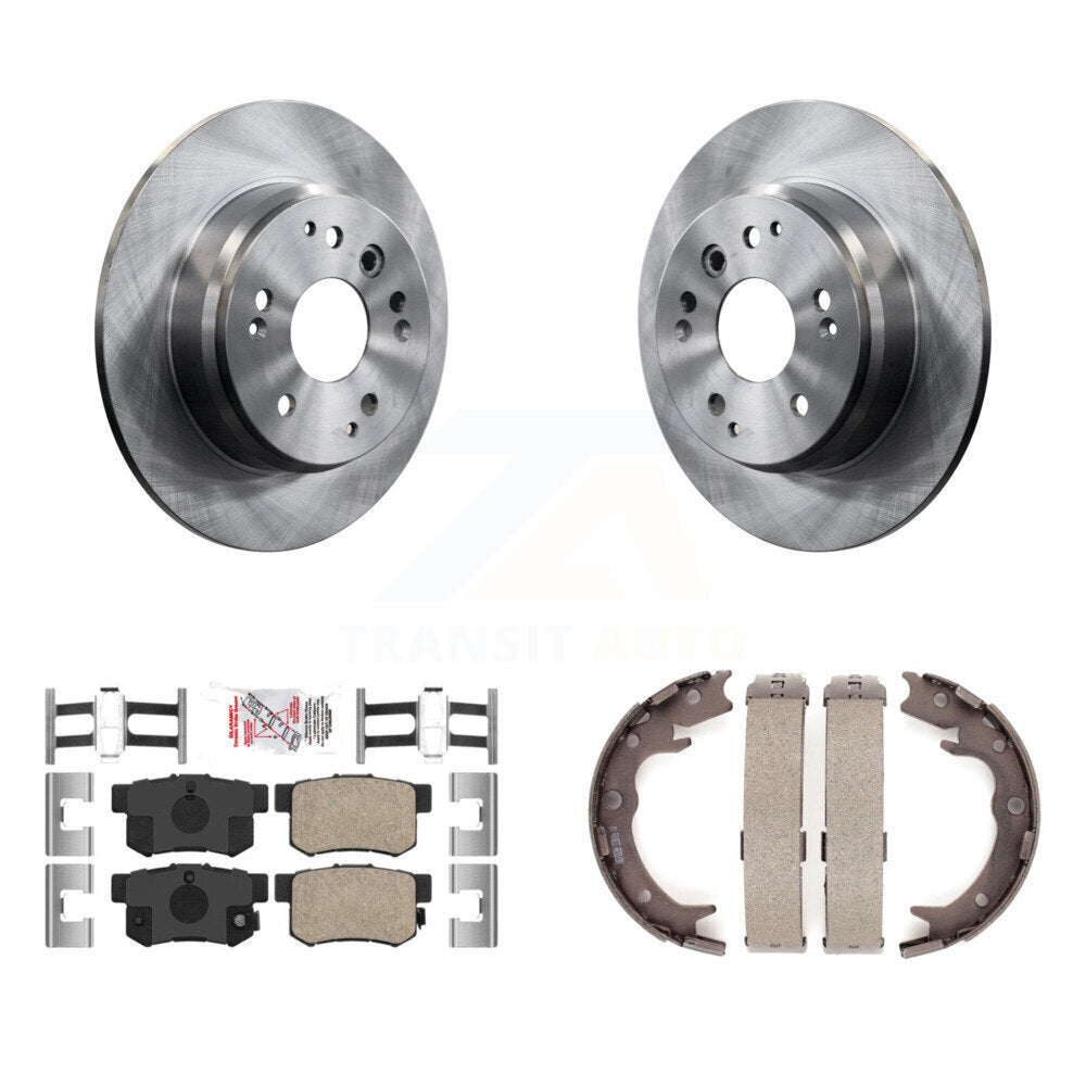 Kit de chaussures de frein de stationnement, Rotors à disque arrière, plaquettes en céramique, pour Acura TL Honda Elemen