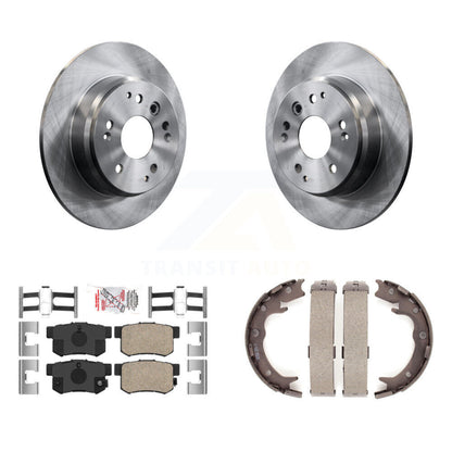 Kit de chaussures de frein de stationnement, Rotors à disque arrière, plaquettes en céramique, pour Acura TL Honda Elemen