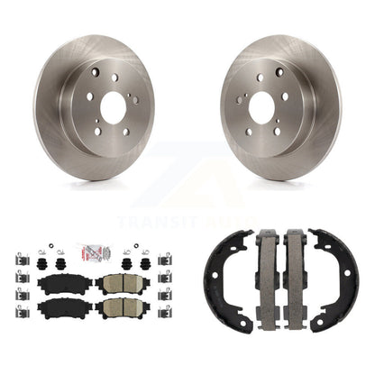 Kit de plaquettes en céramique et de freins de stationnement, Rotors à disque arrière, pour Toyota Prius V Mira